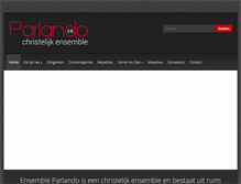 Tablet Screenshot of ensembleparlando.nl